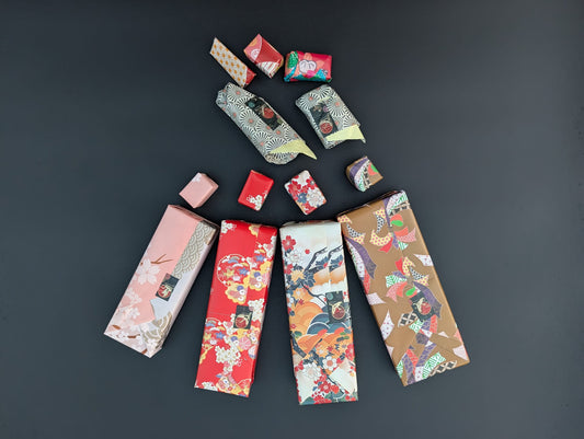 Mystery whetstones, gift wrapped.
