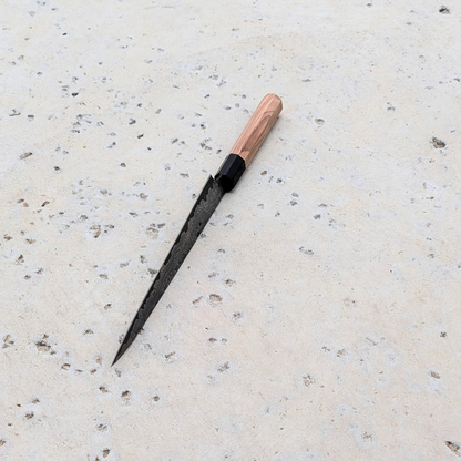 Sujihiki 205mm, Damascus  San-mai, Olive Handle #Suj5703