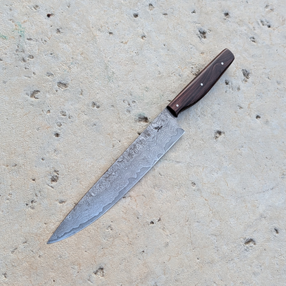 178mm Damascus Clad Petty, Cocobolo