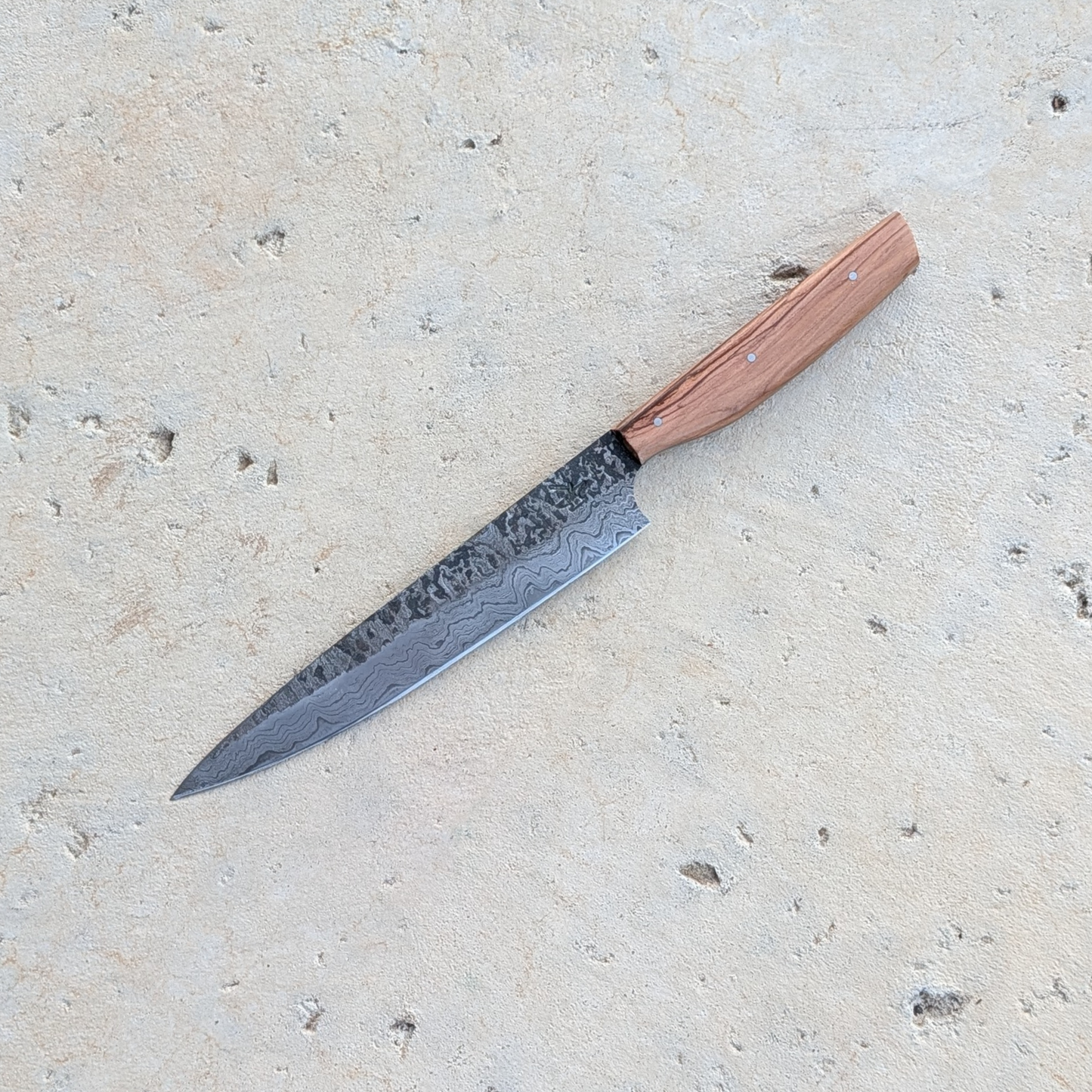 165mm Western Petty Knife, Olive