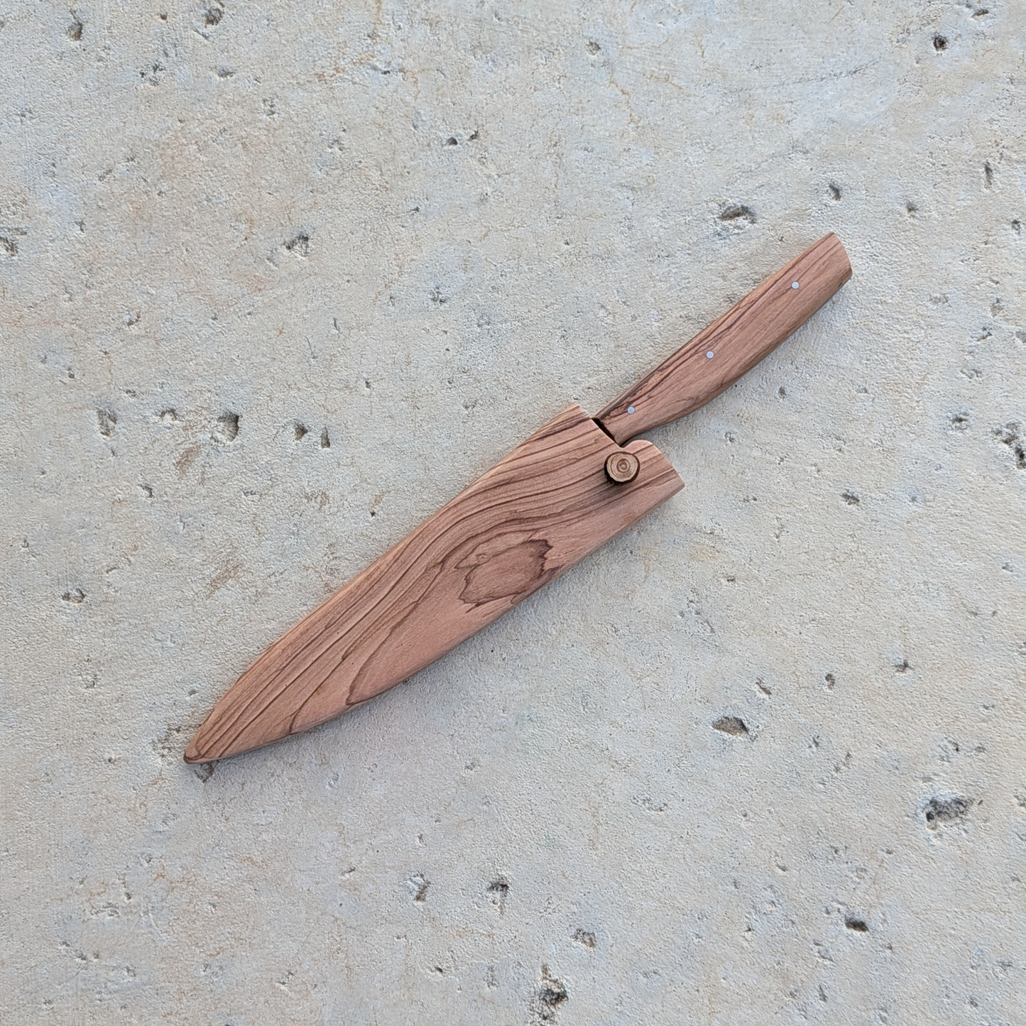 165mm Western Petty Knife, Olive