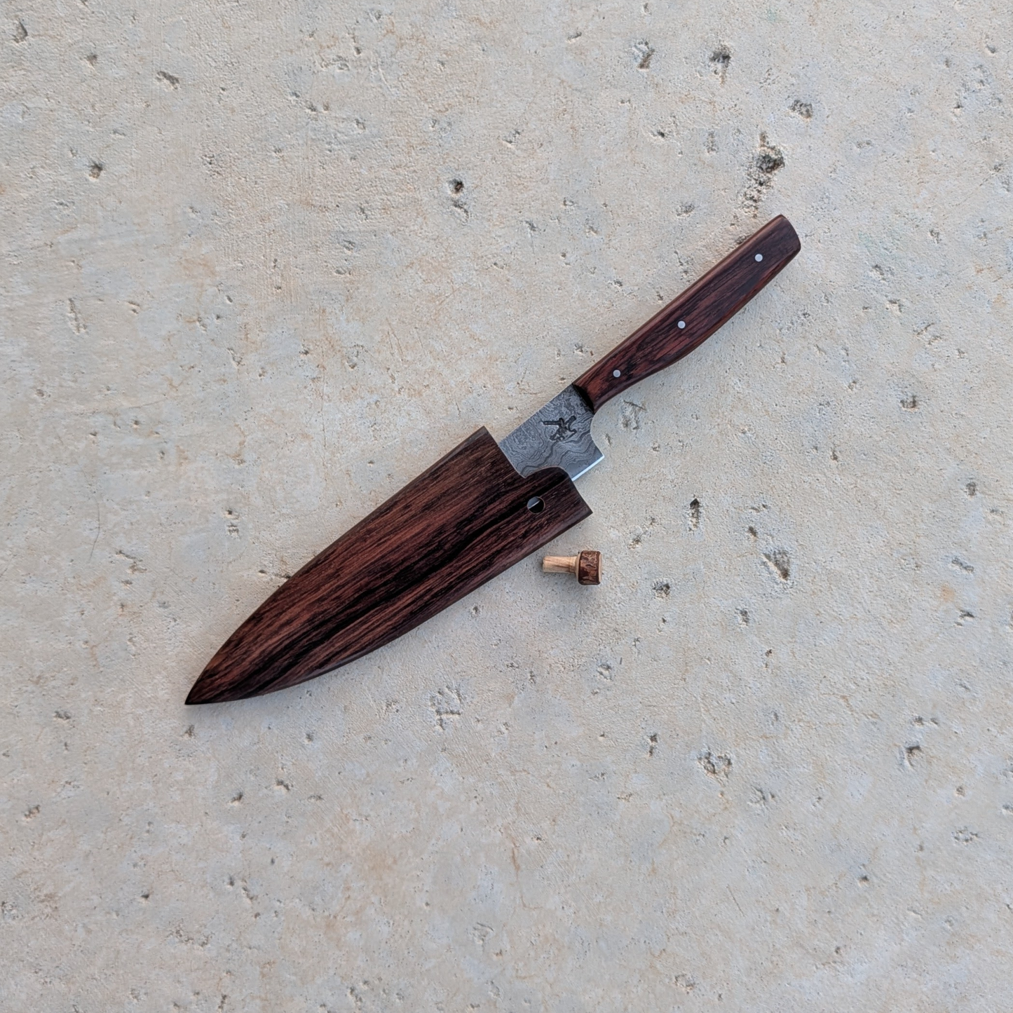 114mm Western Petty Knife, Cocobollo