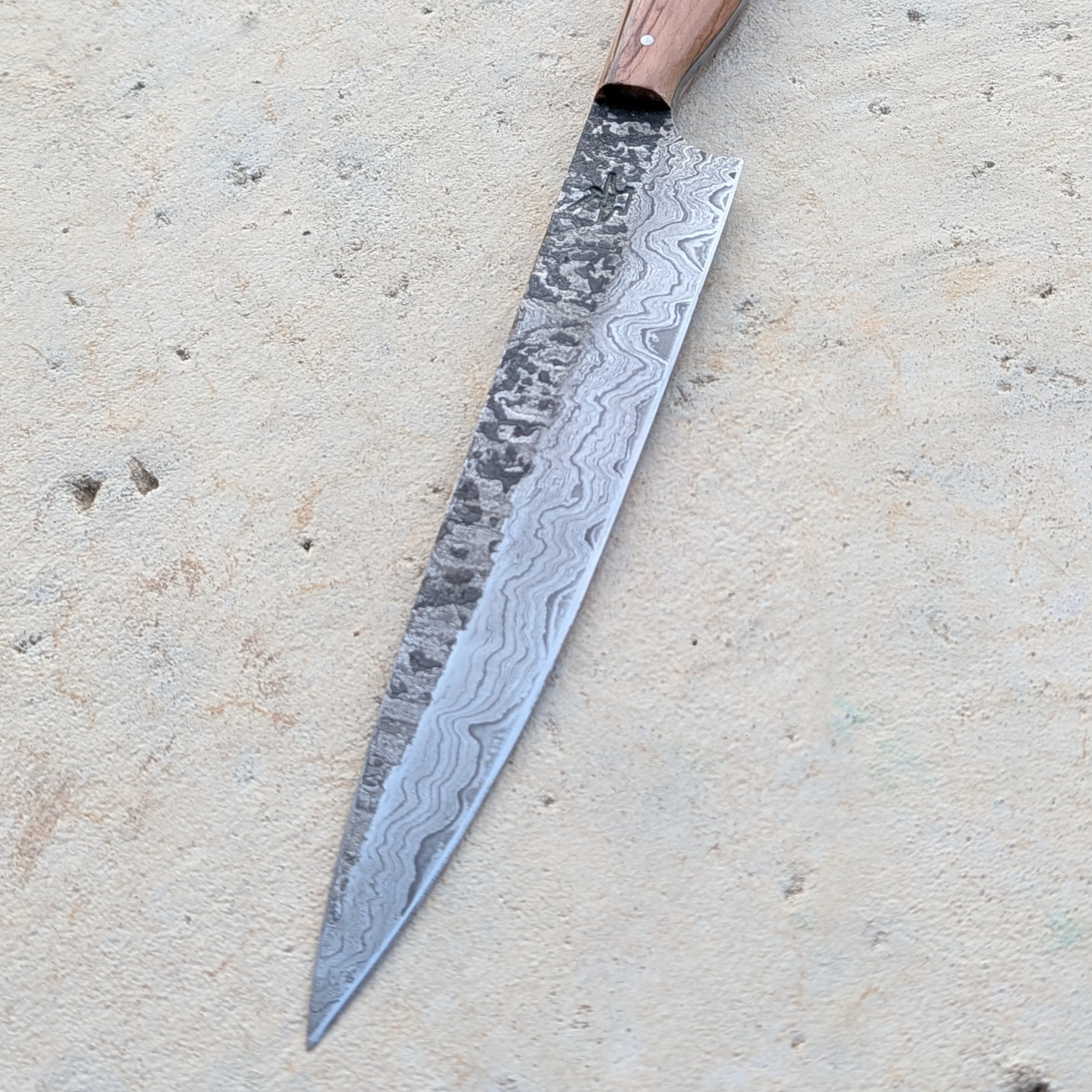 165mm Western Petty Knife, Olive
