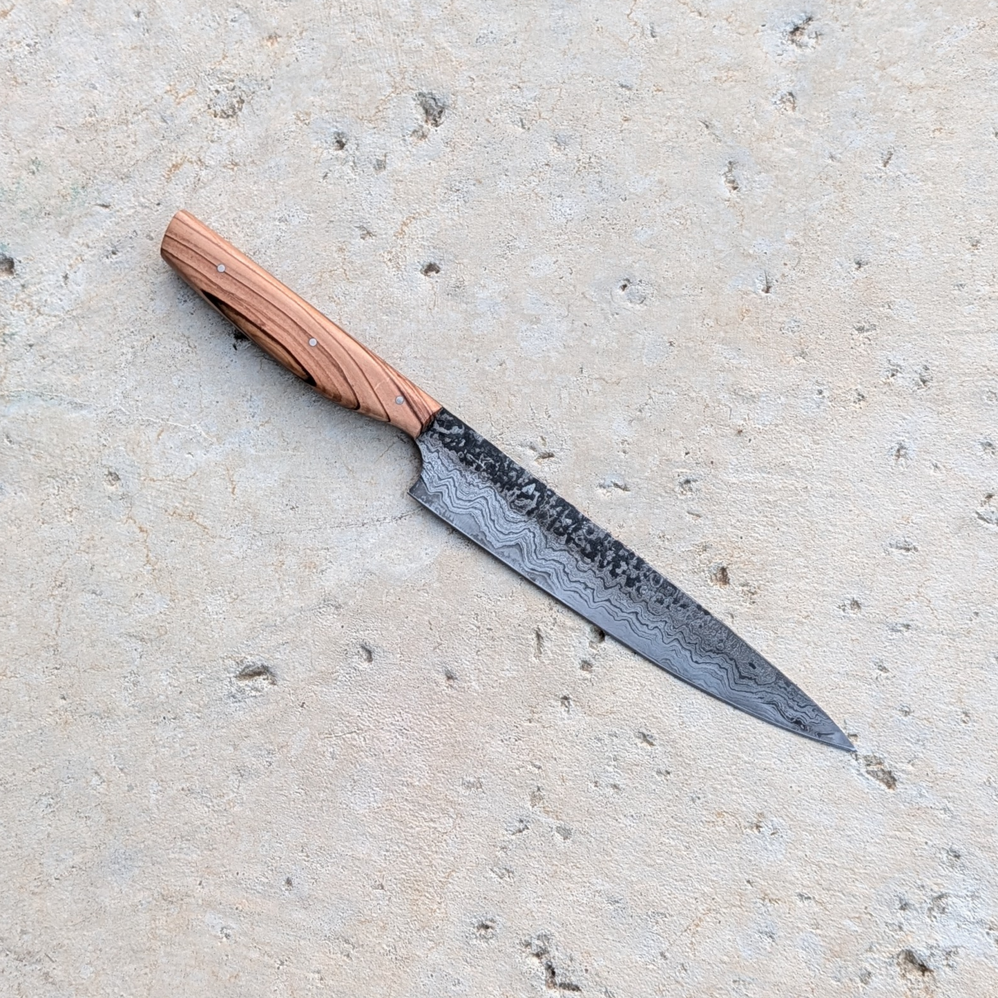 165mm Western Petty Knife, Olive