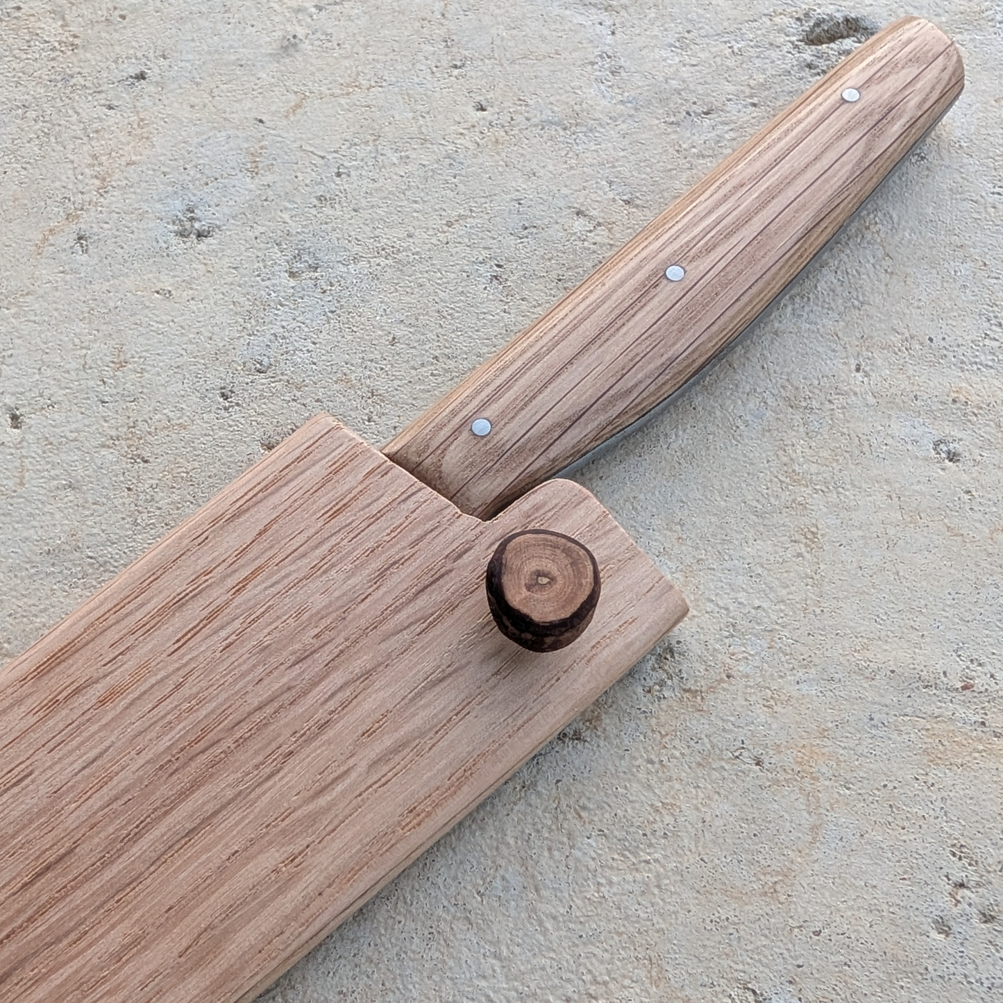 178mm Western Petty Knife, White Oak