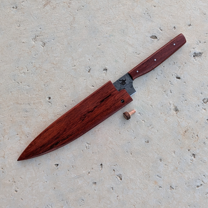 175mm Western Petty Knife, African Padauk