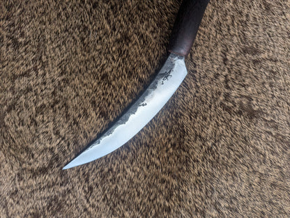 Scimitar butcher's knife